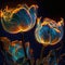 Tulip Illumination, The Stunning Colors of Light Reflected by a Blossoming Beauty
