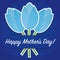 Tulip Mother`s Day card