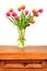 Tulip spring Easter vase table