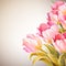 Tulips. Spring flowers invitation