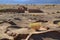 Tulor, the remains of ancient village near San Pedro Atacama in Chile