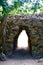 Tulum Mayan arch entrance in Mexico