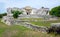 Tulum pyramids bulding and esplanade