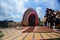 The Tumbes Plaza de Armas is a square located in the city of Tumbes. The acoustic shell covered with mosaics with motifs