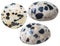 Tumbled aplite (dalmatian jasper) gem stones