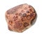 Tumbled bauxite  aluminium ore stone cutout