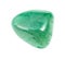 tumbled green Aventurine gem stone isolated