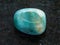 tumbled heliotrope gem stone on dark