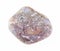 tumbled porphyrite (porphyry) gem stone on white