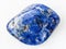 tumbled Sodalite gemstone on white marble