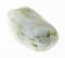 tumbled Vesuvianite (Idocrase) gemstone on white