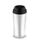 Tumbler bottle mug for travel. Thermo water cup plastic or metal coffee mug template design