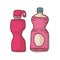 Tumbler or Bottled water vector Illustration