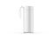 Tumbler thermos flask mockup, vacuum suction bottom office stainless steel coffee mug bottle