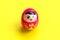 Tumbler toy, clown smiling, toy for babies and toddlers education