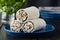 Tuna burritos with cucumber red onion and mayonnaise