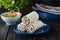 Tuna burritos with cucumber red onion and mayonnaise