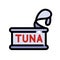 Tuna can simple icon