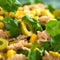 Tuna, Corn, Green Olive and Watercress Salad