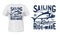 Tuna fish t-shirt print mockup of fishing sport