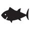 Tuna icon. fish icon. isolated sign symbol