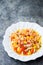 Tuna orecchiette pasta with cherry tomatoes