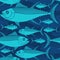 Tuna pattern seamless. tunny Seafood fish background. vector texture