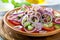 Tuna salad with fresh vegetables