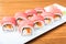 Tuna and soft crab rolls