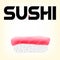 Tuna sushi, seafood, delightful product, pink tuna, Japanese food, red caviar, healthy food, piece of fish,
