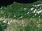 Tunapuna-Piarco, Trinidad and Tobago. Low-res satellite. No lege