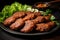 Tunde Ke Kabab, also known as Buffalo, chicken or meat galouti kebab, is a soft dish made out of minced meat which is popular in