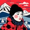 Tundra Illustration: A Female Fauvism Art Style By Jean Jullien