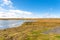 tundra landscape in Iceland in sunny september day