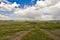 Tundra scenery at arctic circle