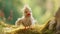 Tundra Stop-motion Chicken: 4k Video With Shallow Depth Of Field