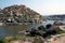 Tungabhadra riverscape and landscape of hampi