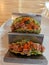 Tuni taco crispy appetizer Japanese