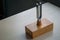 Tuning fork on a hollow wooden box