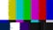 Tuning television signal with a glitch effect.