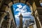 Tunis. Tunisia. The minaret of the great mosque Zaytuna