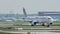 Tunisair plane taxiing in Frankfurt Airport, FRA