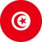 Tunisia Flag Africa illustration vector eps