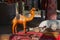 Tunisian leather camel statue