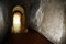 Tunnel background and business concept. tunnel with old brick. the end of tunnel and concept business successfully. mystery tunnel