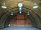 Tunnel With Brick Wall, Industrial Room Concept, Empty Hall Room, Industrial, Loft Style, Front View