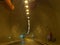 Tunnel in egnatia highway greece lights speed blur