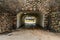 Tunnel Entrance Lined with Rocks in Lincoln Park Chicago