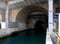 Tunnel entrance submarines in the underground complex `Balaclava`