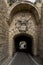 Tunnel entrance to the Greeks Gate Mdina Malta.